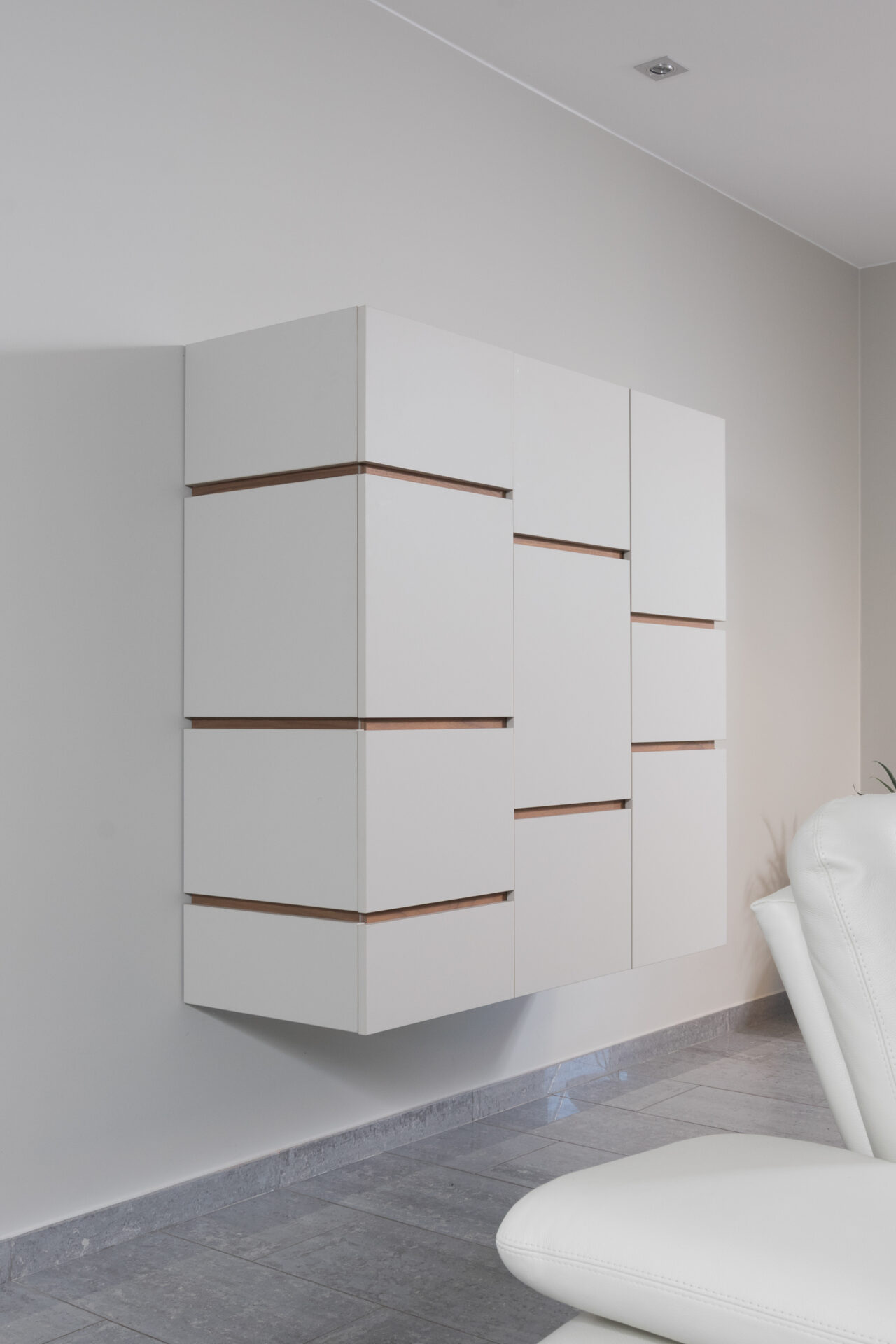 Maatwerkkast in melamine te Menen